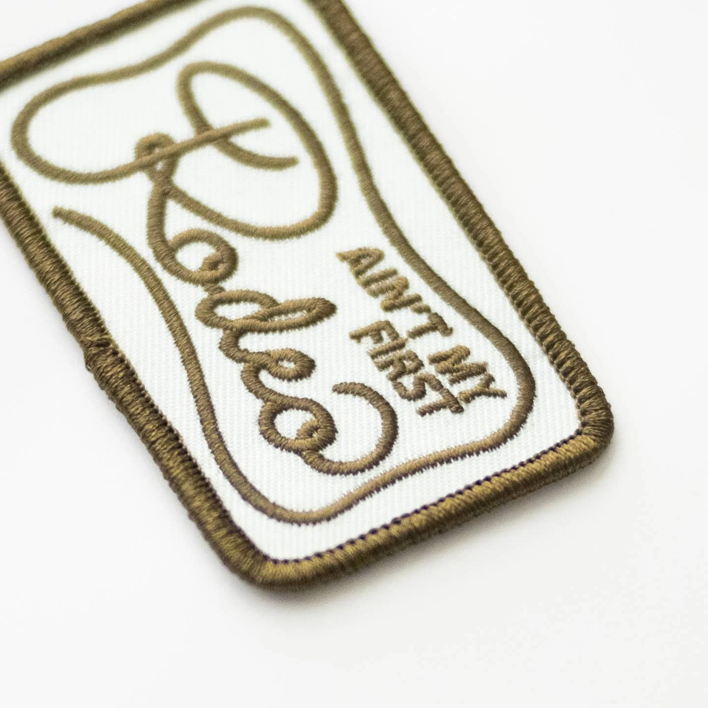 Ain't My First Rodeo Embroidered Iron On Patch - Image 4
