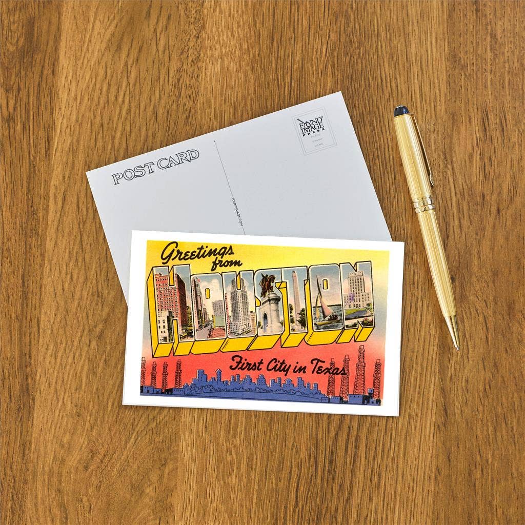 First City Houston, TX Postcard - 484 - Image 2