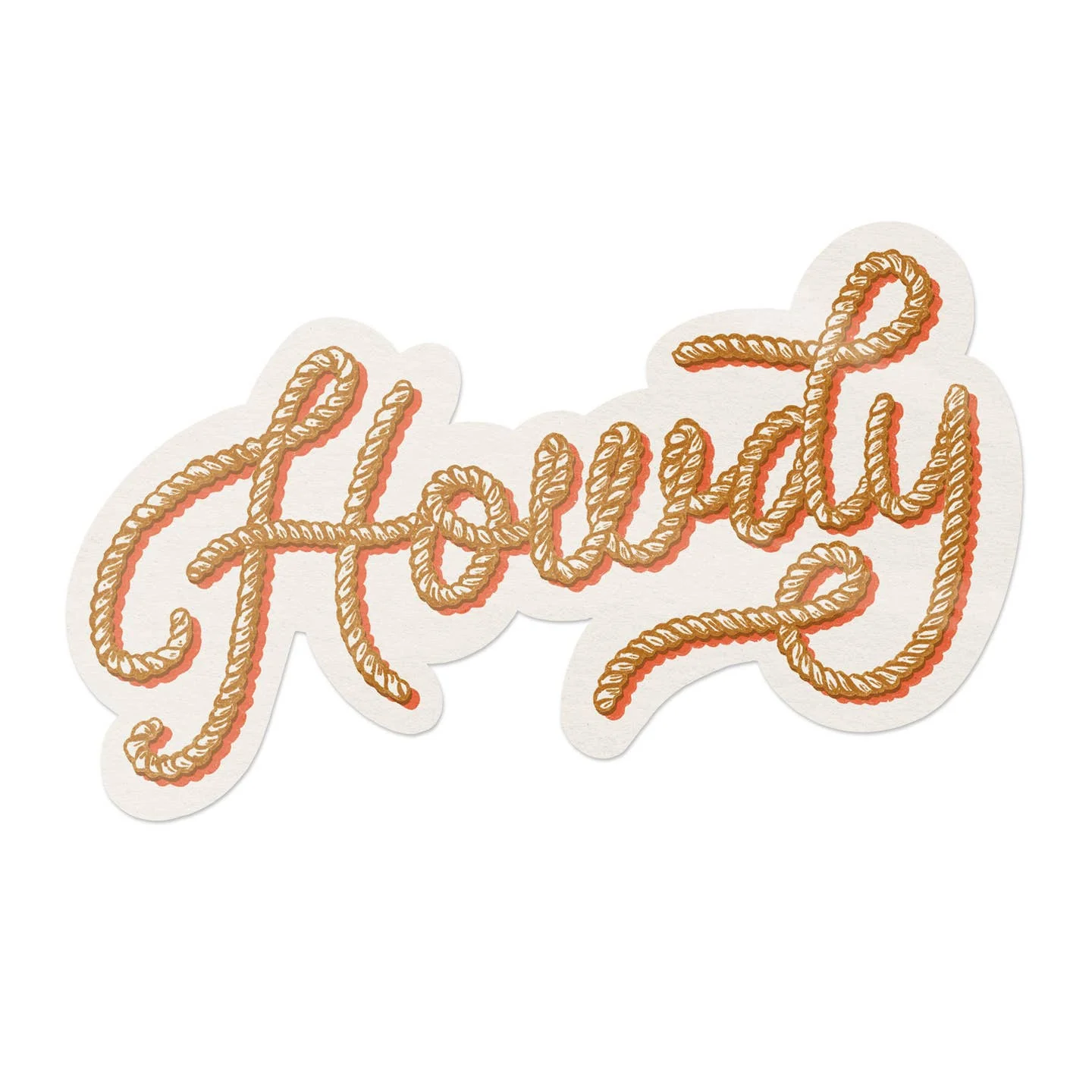 Howdy Vinyl Sticker