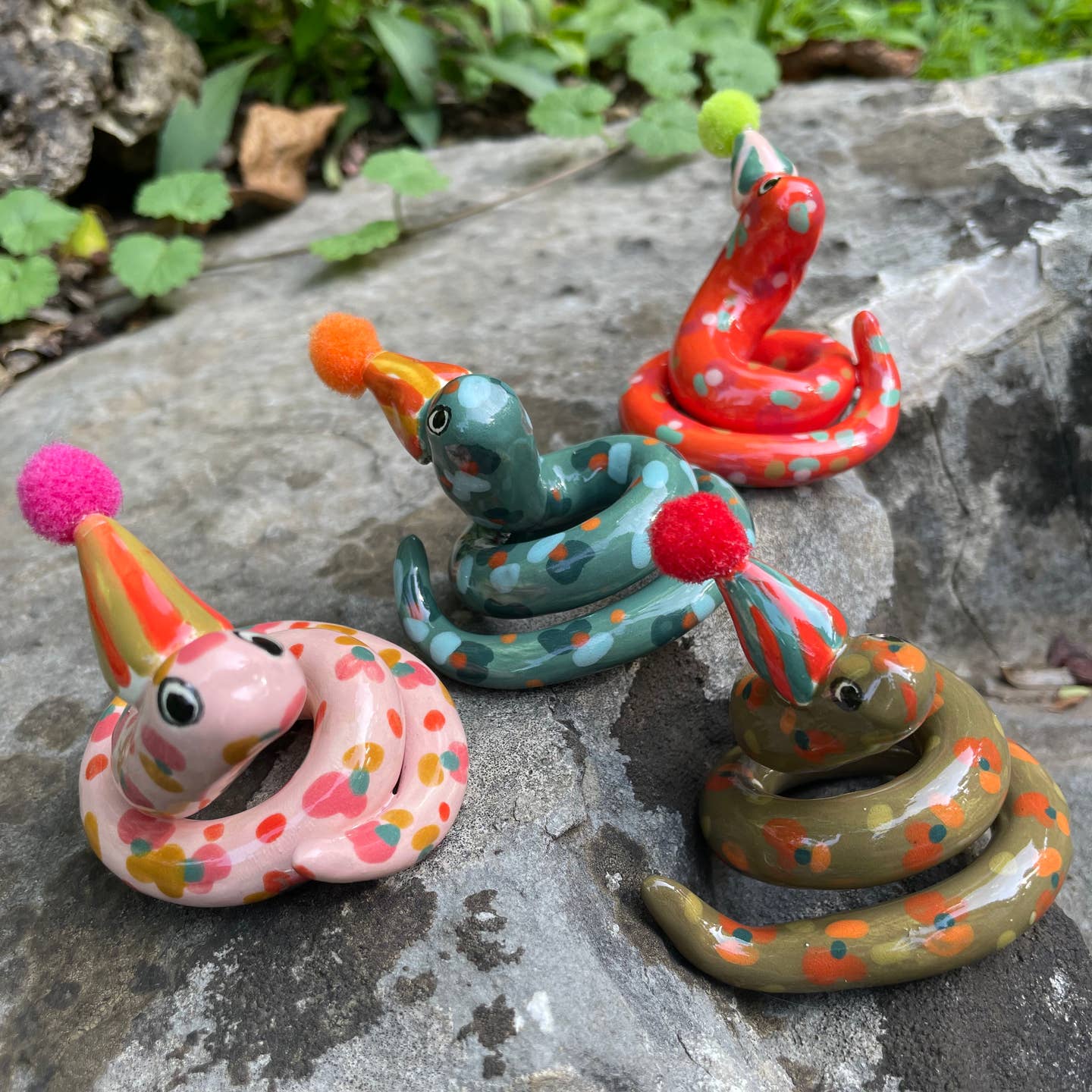 Itty Bitty Party Snake Figurines - Image 2