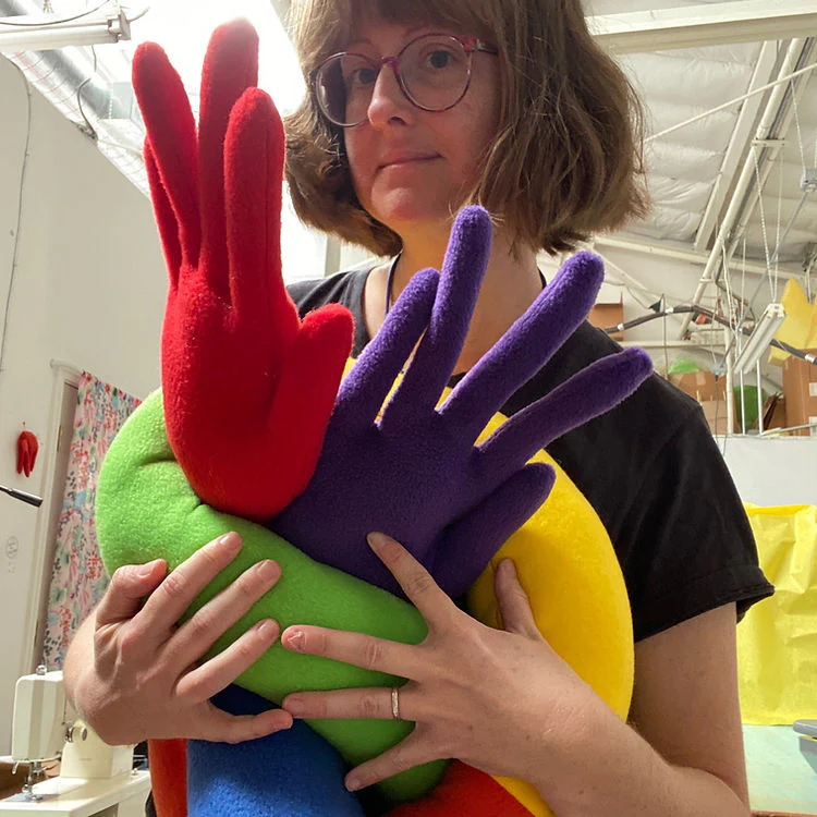 Jazz Hands Hug Pillow - Image 5