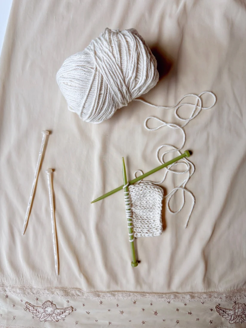 Knitting Needle Hair Stick Set - Light Tortoise - Image 2
