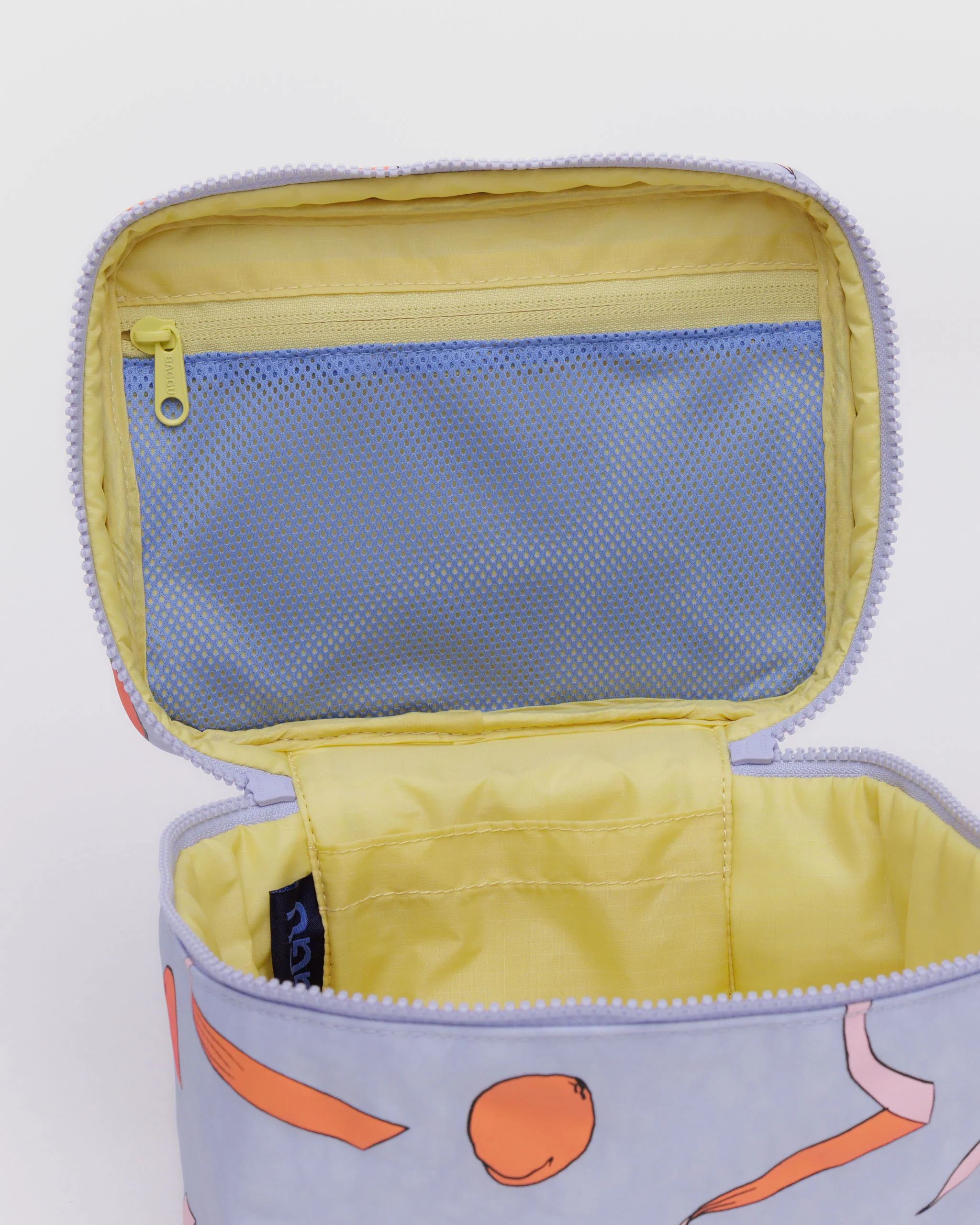Large Cosmetic Case - Apricots and Ribbons - Image 3