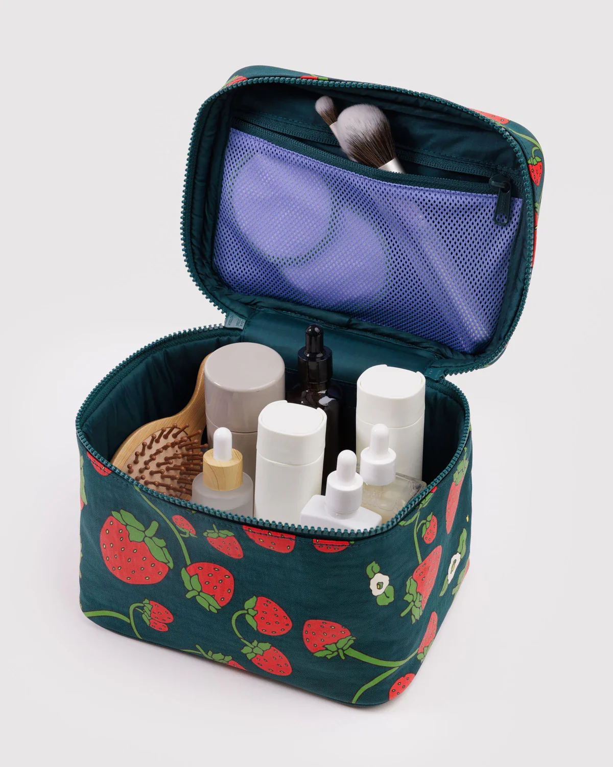 Large Cosmetic Case - Strawberry Blossom - Image 2
