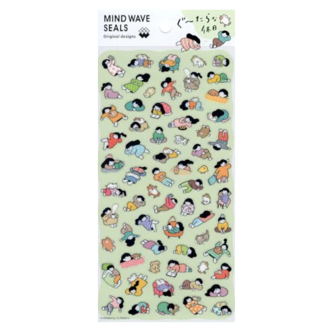 Lazy Holiday Sticker Sheet