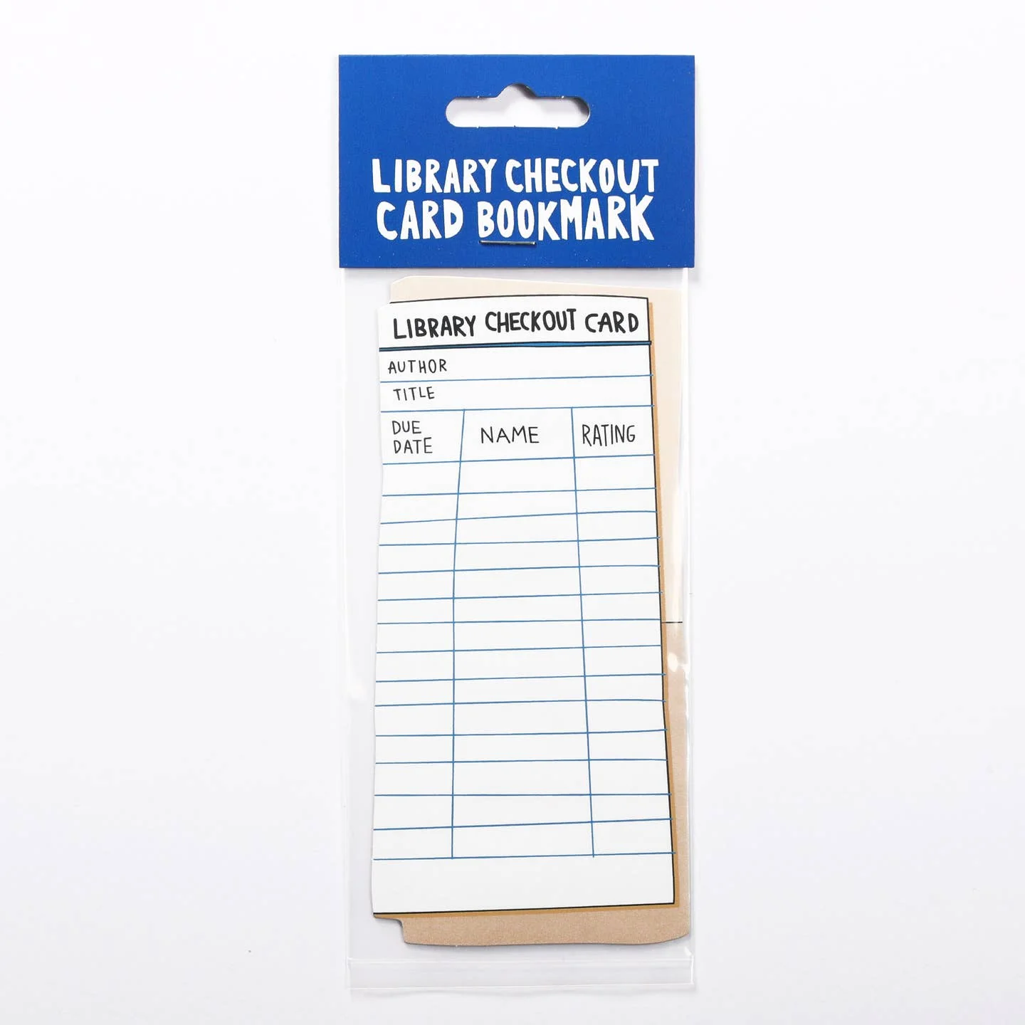 Library Card Bookmark