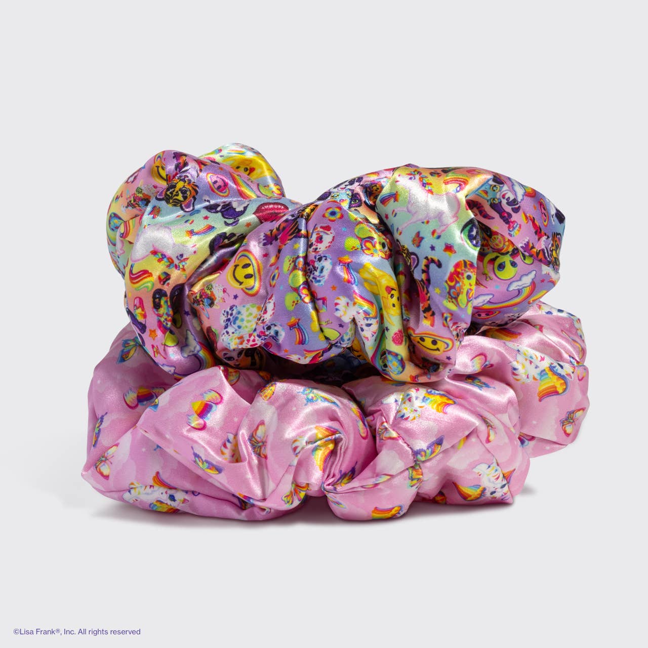 Lisa Frank X Kitsch Satin Pillow Scrunchies® in the Fantastic World of Lisa Frank - Image 2