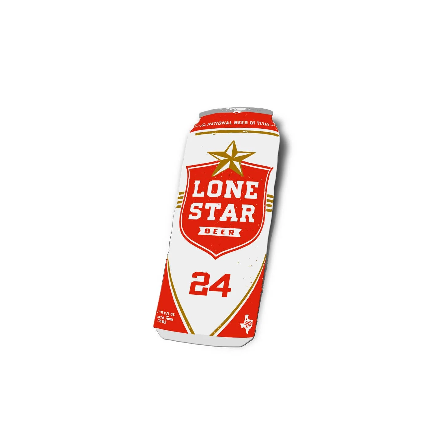 Lone Star Can Sticker