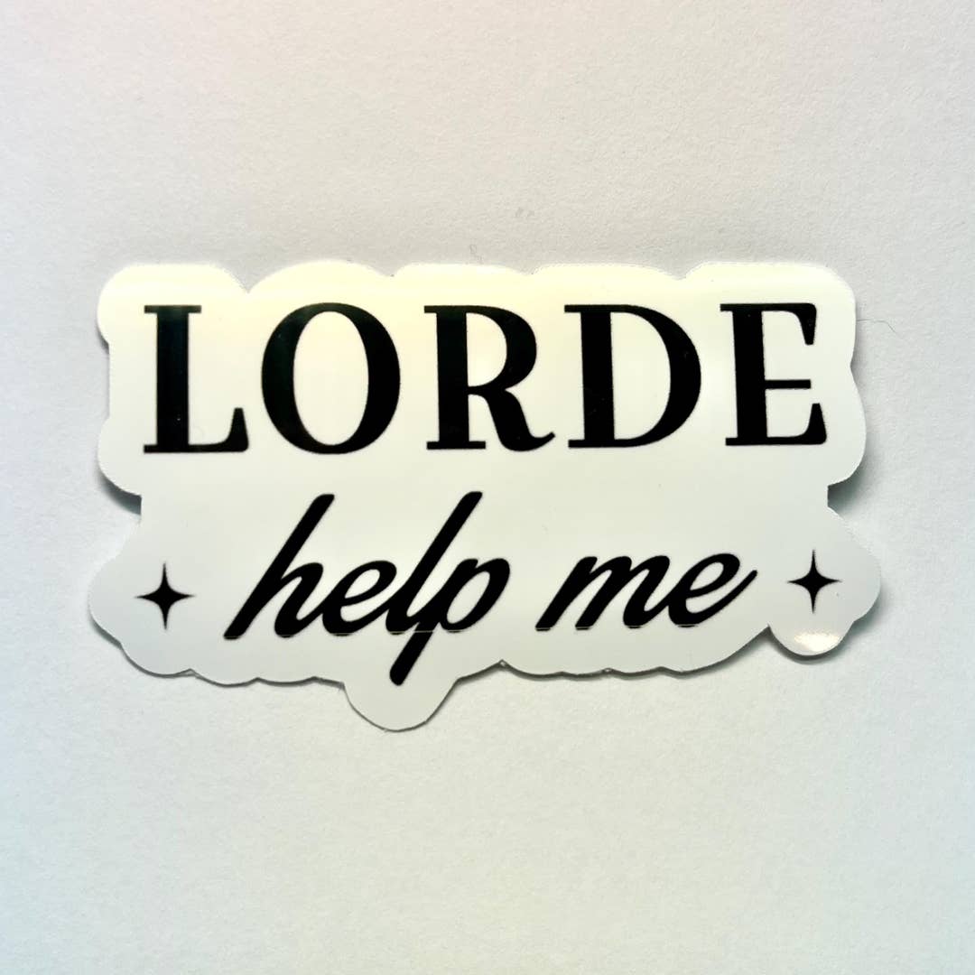Lorde Help Me Sticker