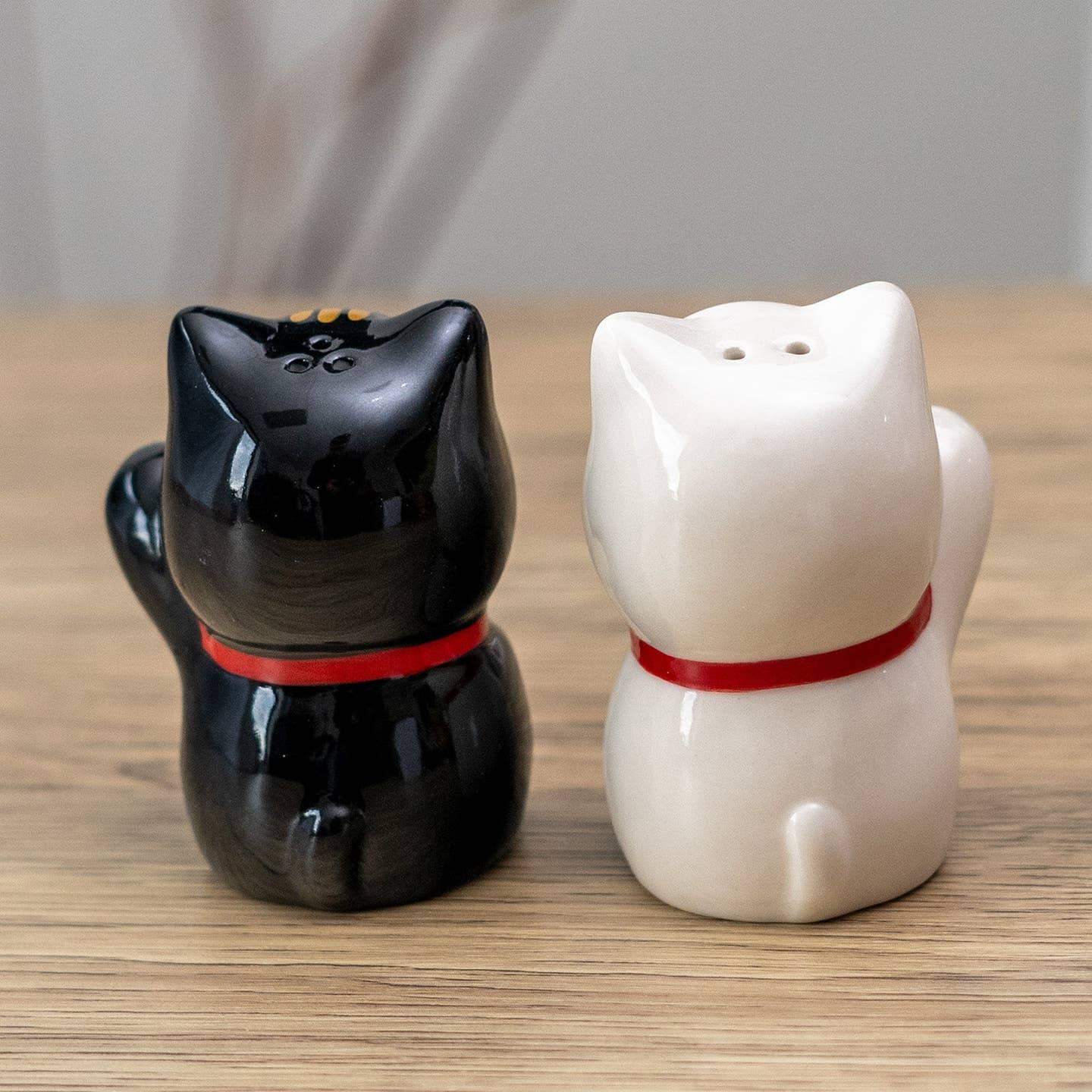 Lucky Cat Salt and Pepper Shaker Set - Image 3