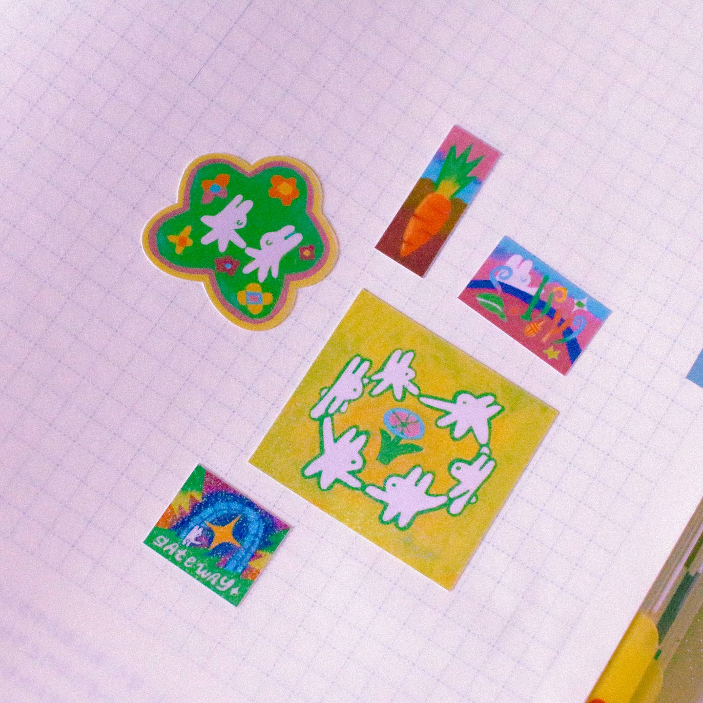 'Magic Forest' A6 Glitter Sticker Sheet - Image 2