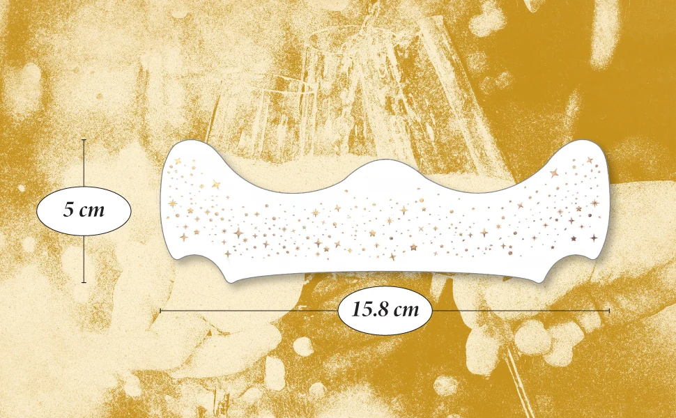 Gold Glitter Freckles Makeup Patches - Image 10