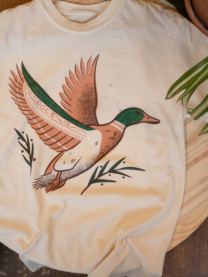 Mallard Duck Western Tee - Image 2
