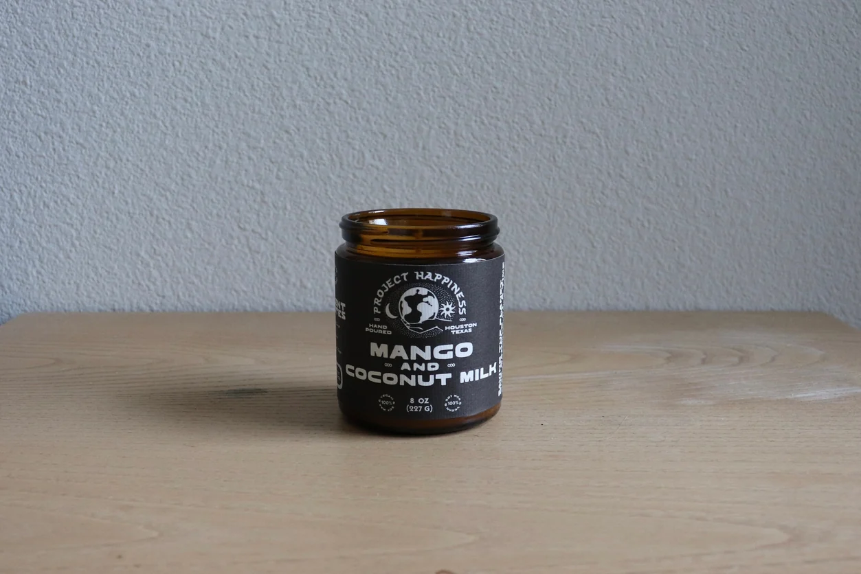Mango and Coconut Milk - 8 oz Candle - Image 3