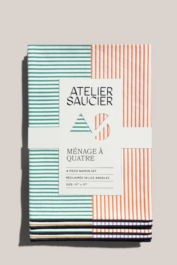 Marfa Stripe Napkin 4pc Set