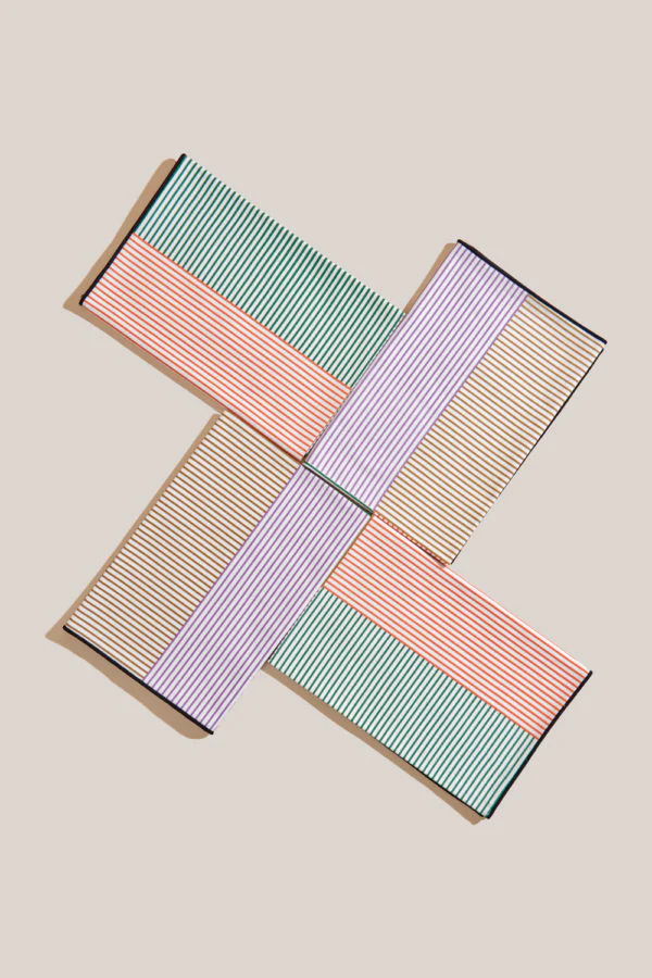 Marfa Stripe Napkin 4pc Set - Image 4