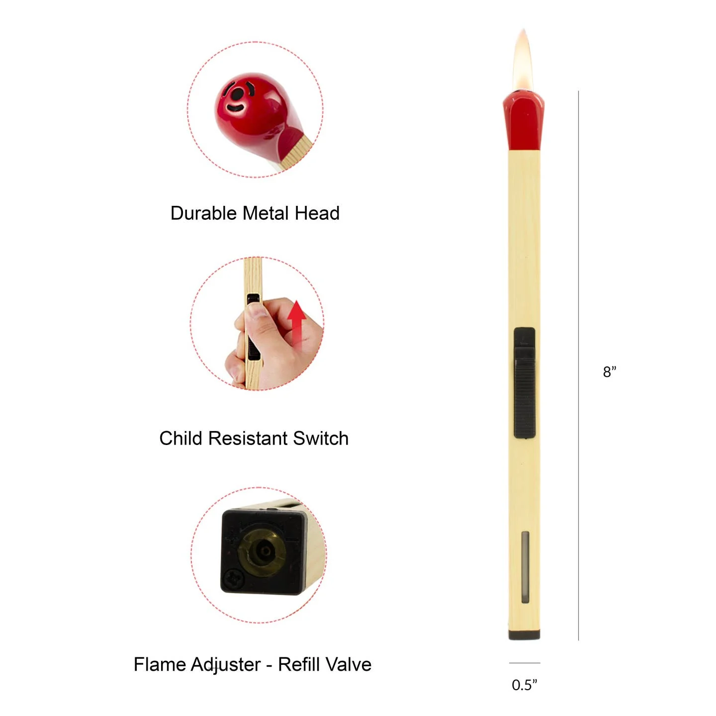 Match Shape Candle Lighter - Image 2