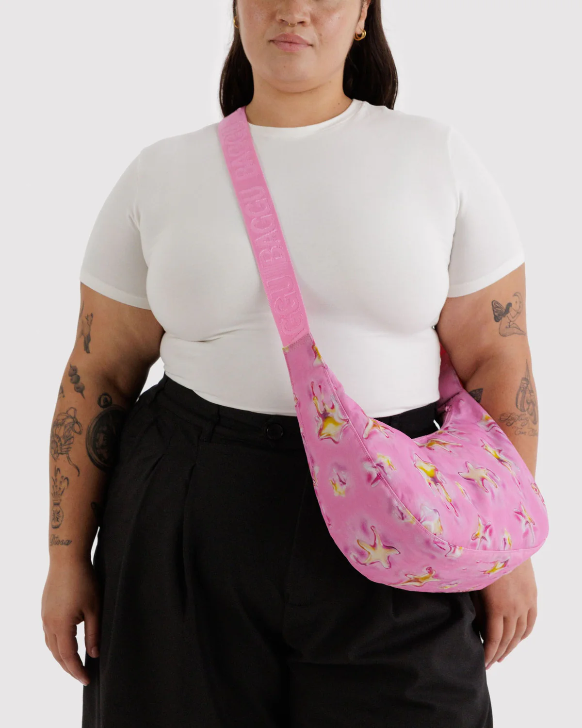 Medium Nylon Crescent Bag - Dancing Star - Image 2