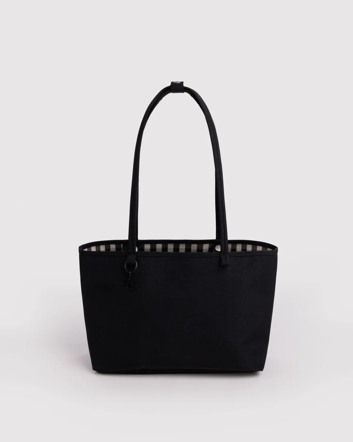 Medium Nylon Reversible Tote - Black Mix