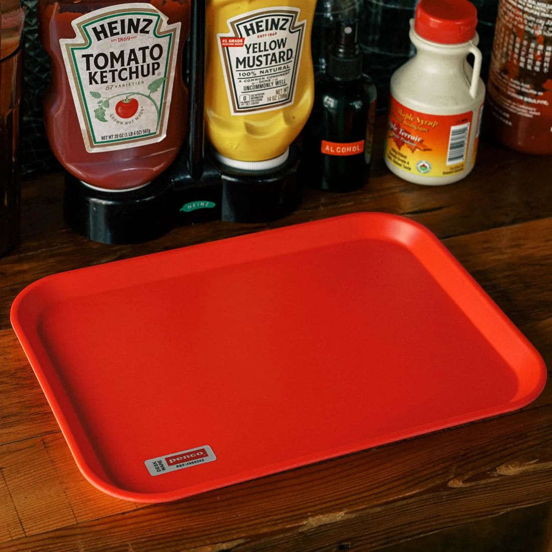 Melamine Tray / Medium - Red - Image 2