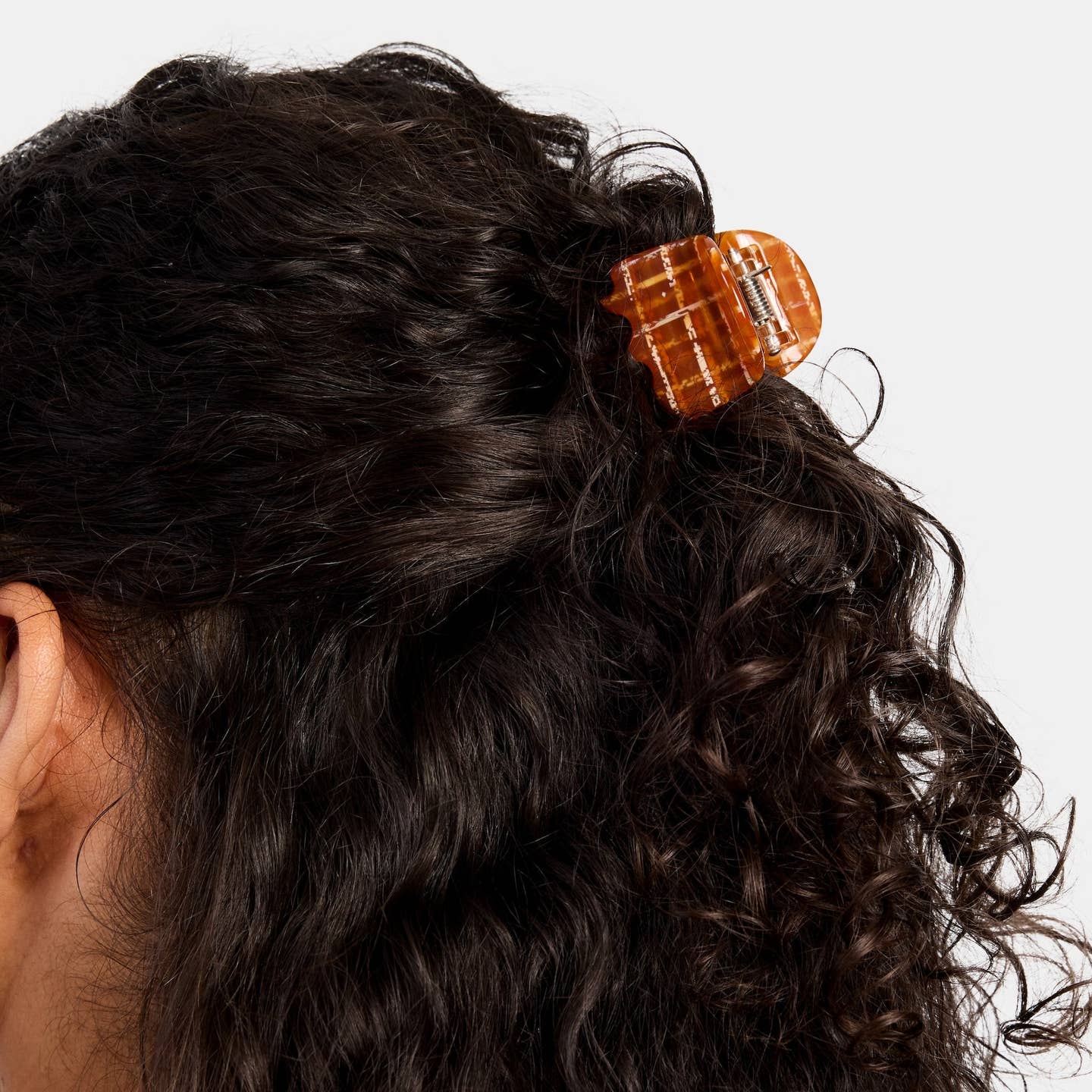 Midi Ursa Claw - Caramel Plaid - Image 3