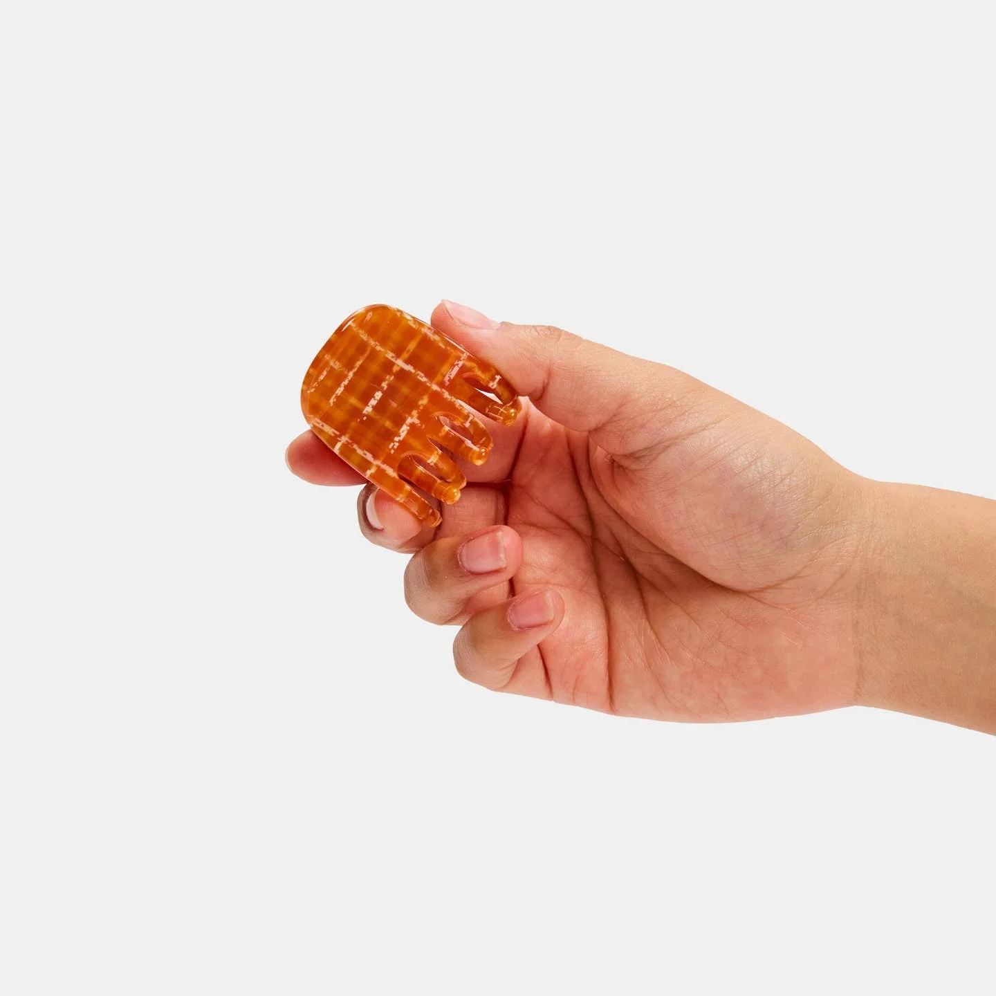 Midi Ursa Claw - Caramel Plaid - Image 4
