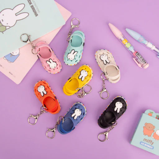 SALE - Miffy Sandal Keychain