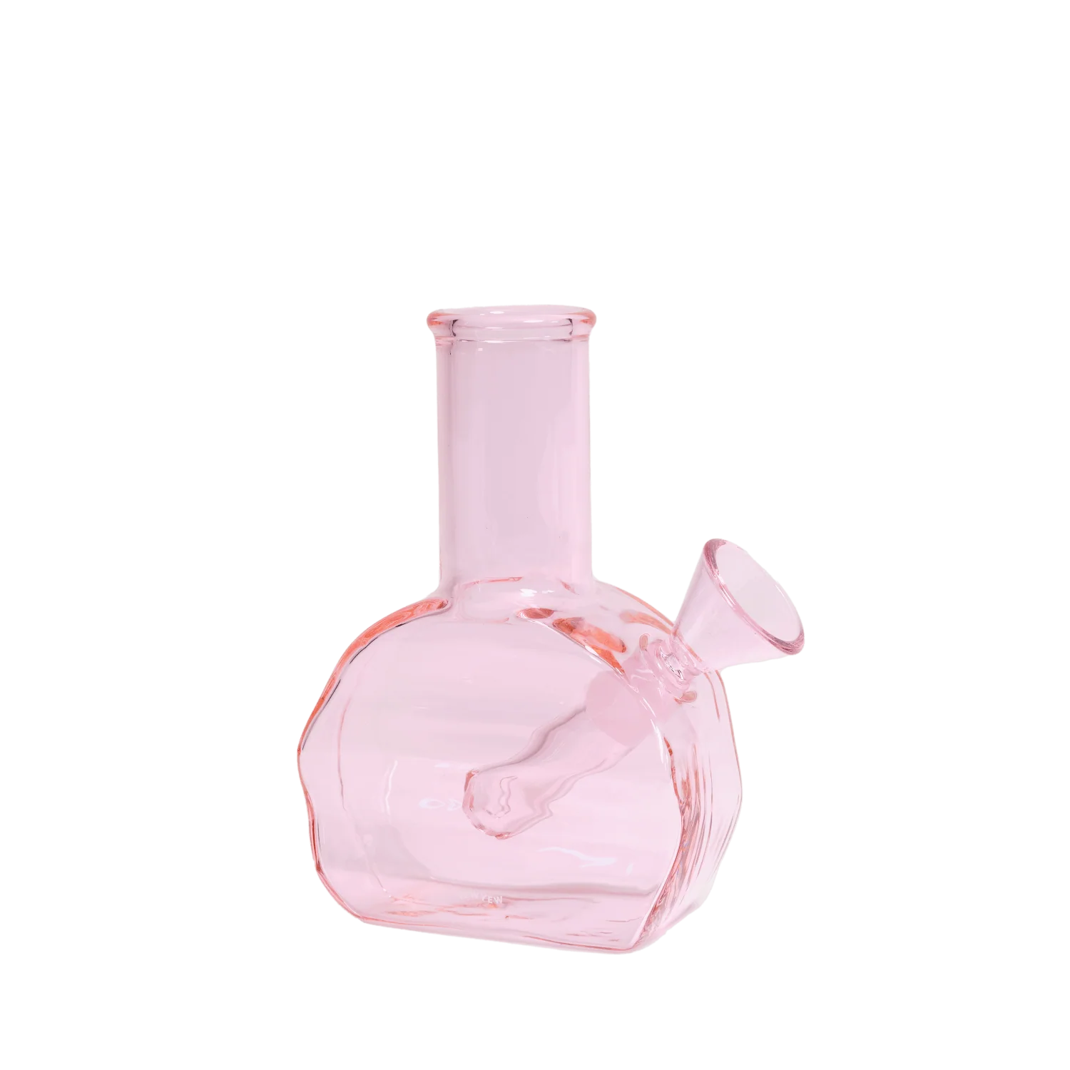 Mini Sunset Wavy Water Pipe - Pink