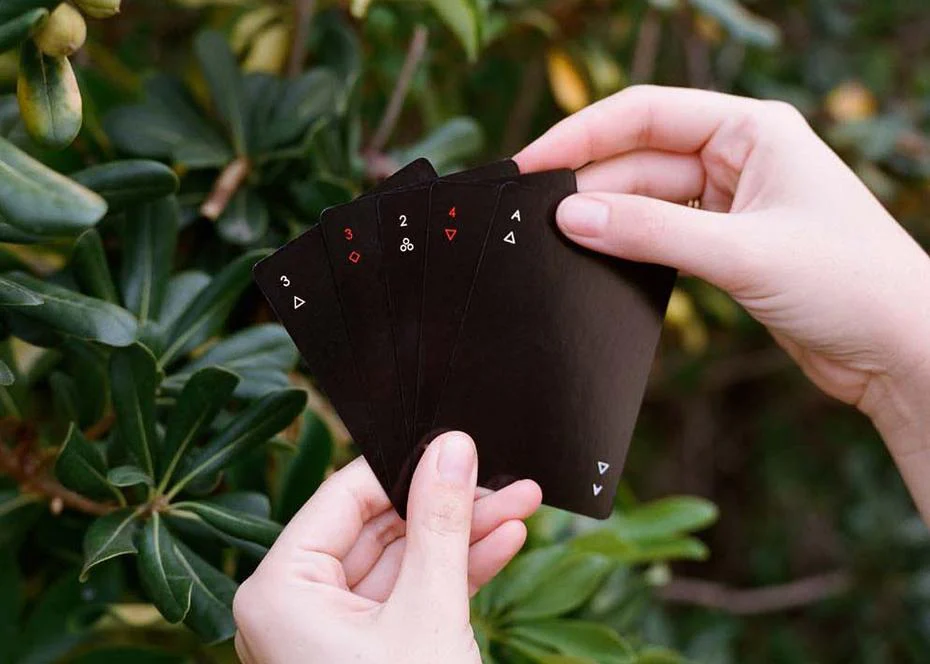 Minim Playing Cards - Black - Image 3