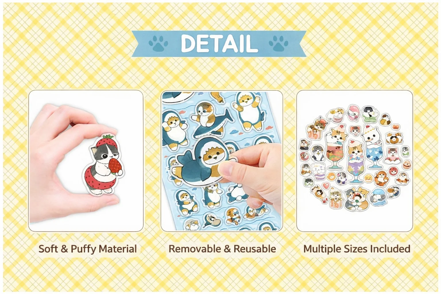 Mofusand Jelly Coating Stickers - Image 5