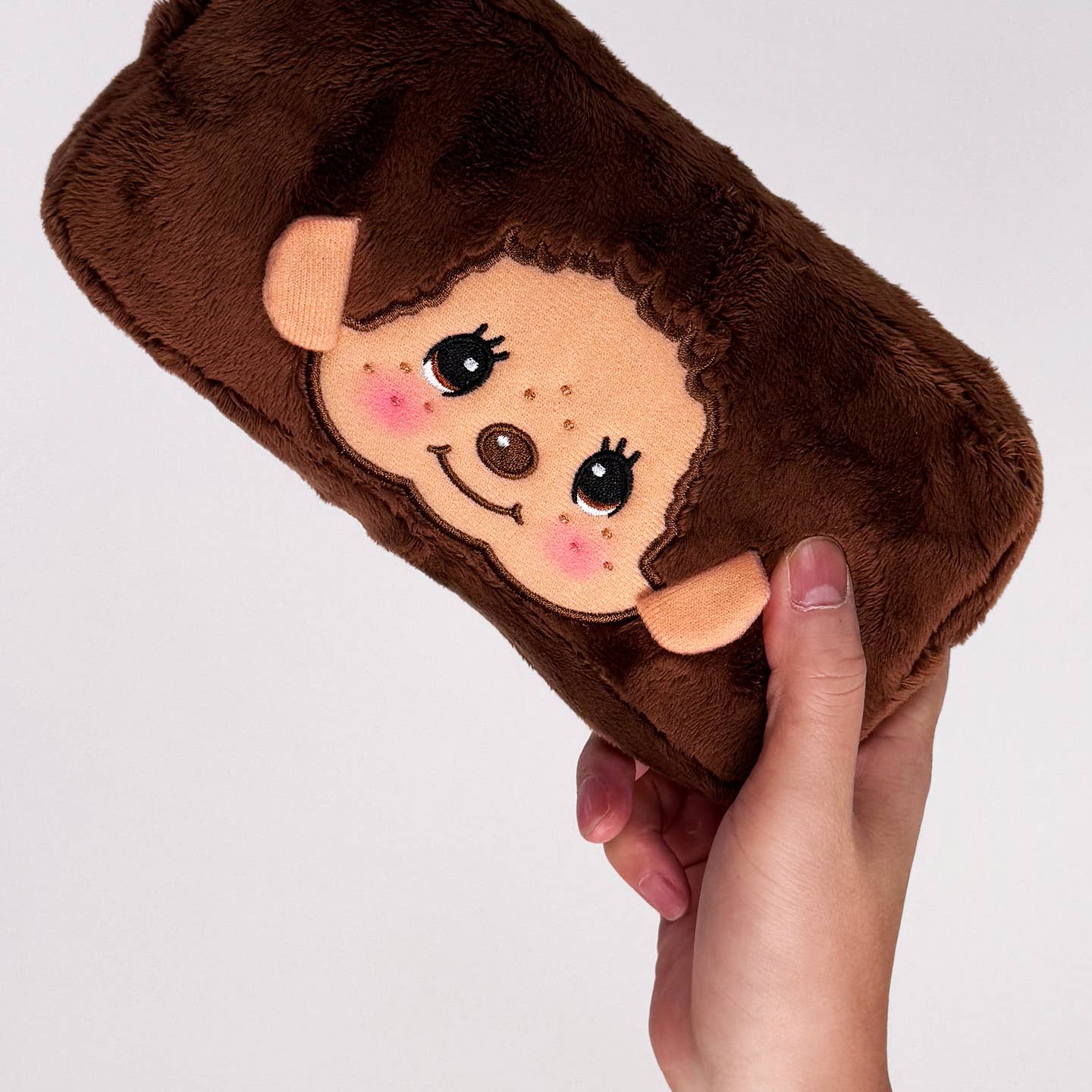 Monchhichi-Kun Plush Cosmetic Bag - Image 2