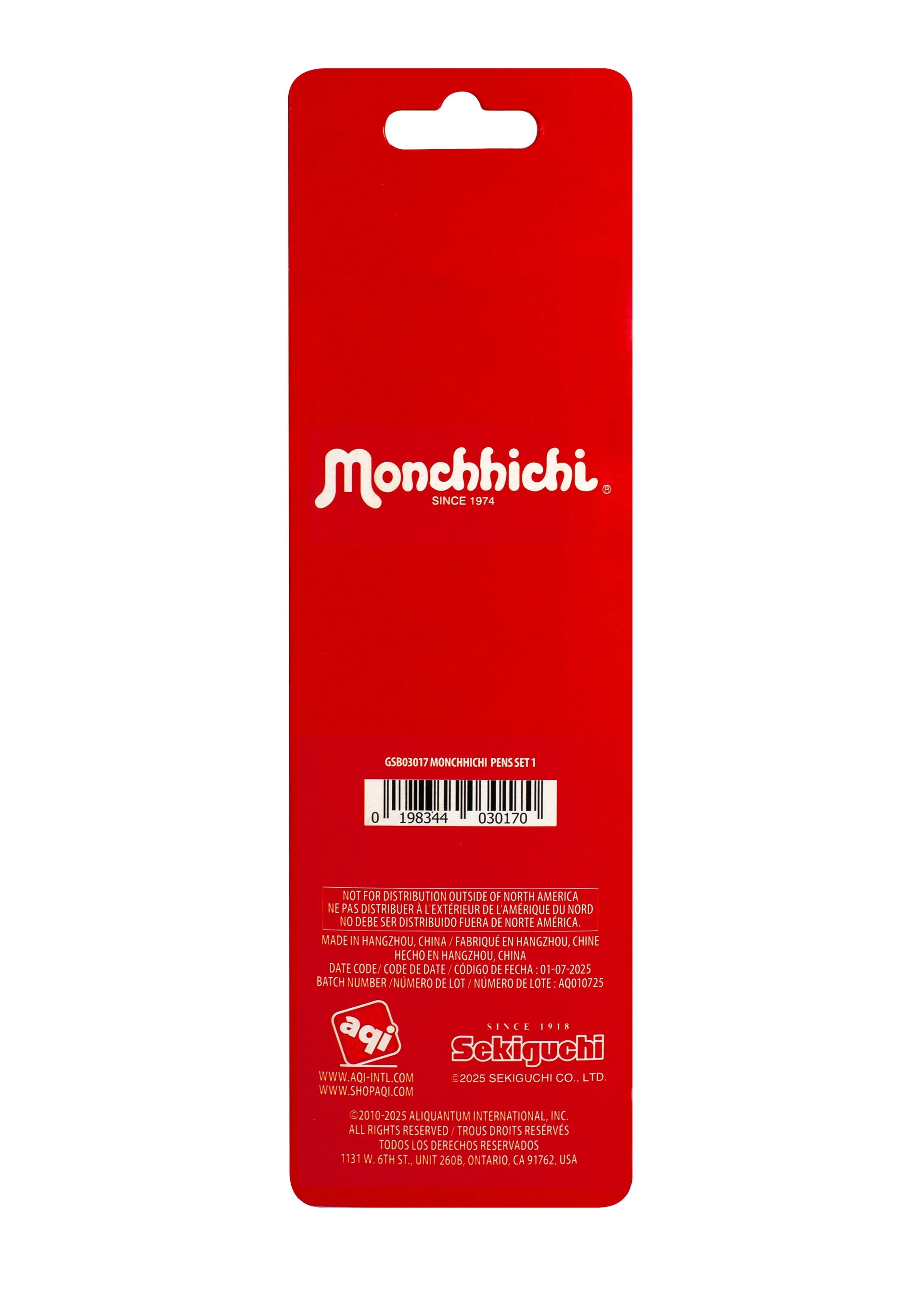 Monchhichi Erasable Pens - Boy/Girl Set of 2 - Image 2