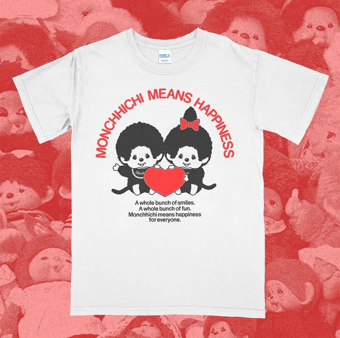 Monchhichi Means Happiness Tee