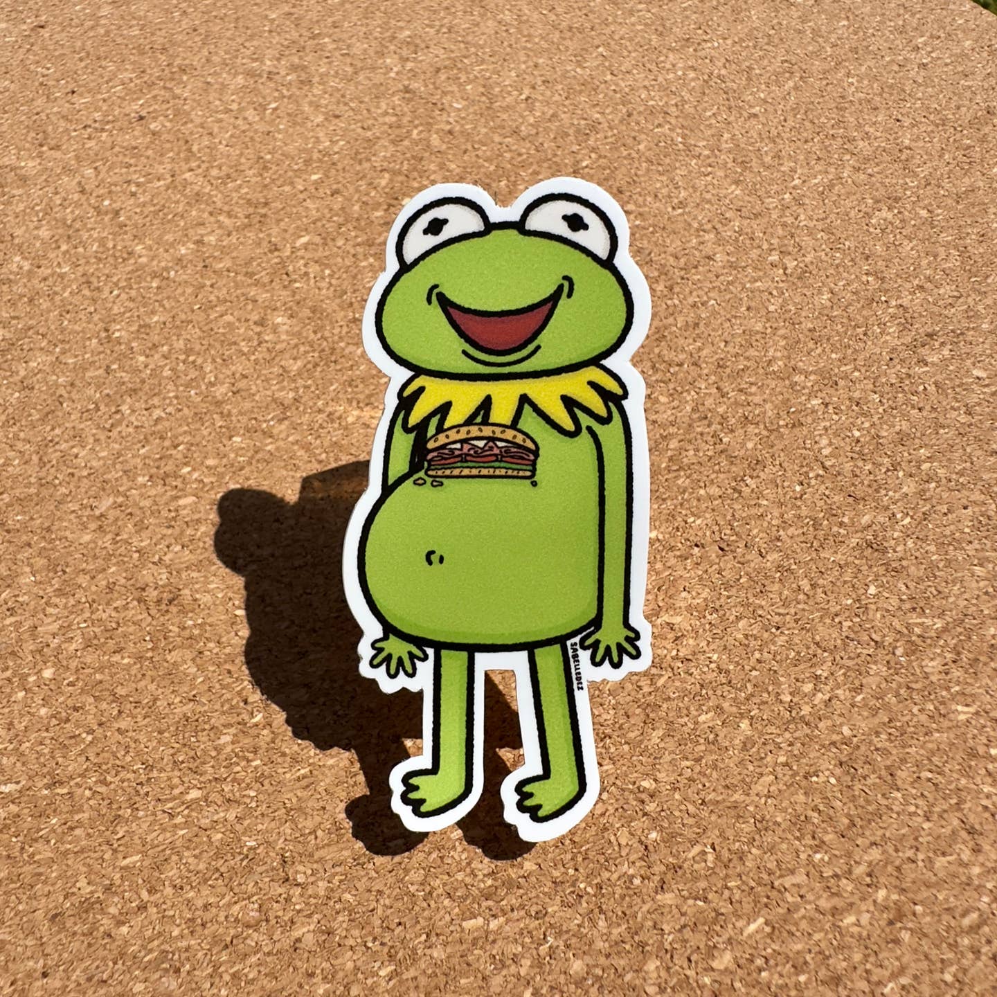 Munchie Kermit Sticker