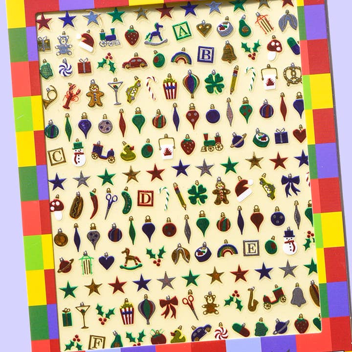 Nail Art Stickers - Baubles - Image 3
