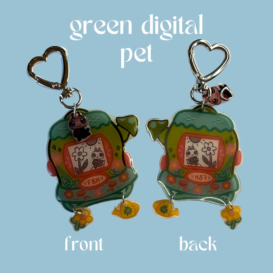 Nostalgic Y2K Charm Keychains - Digi Pets - Image 3