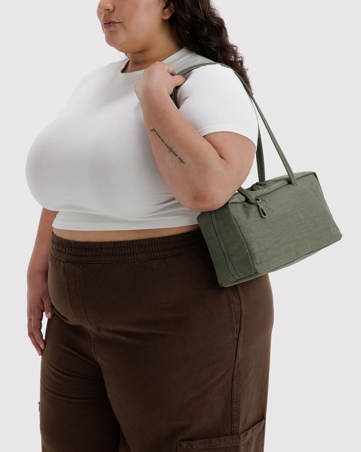 Nylon Bowler Bag - Caper - Image 2