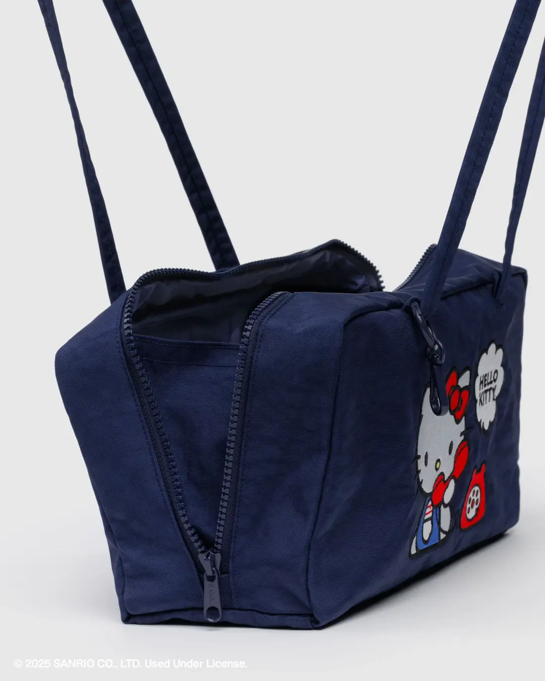 Nylon Bowler Bag - Embroidered Hello Kitty Phone - Image 4