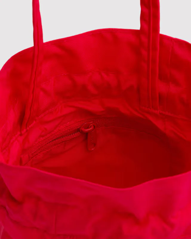 Nylon Drawstring Bag - Red - Image 3