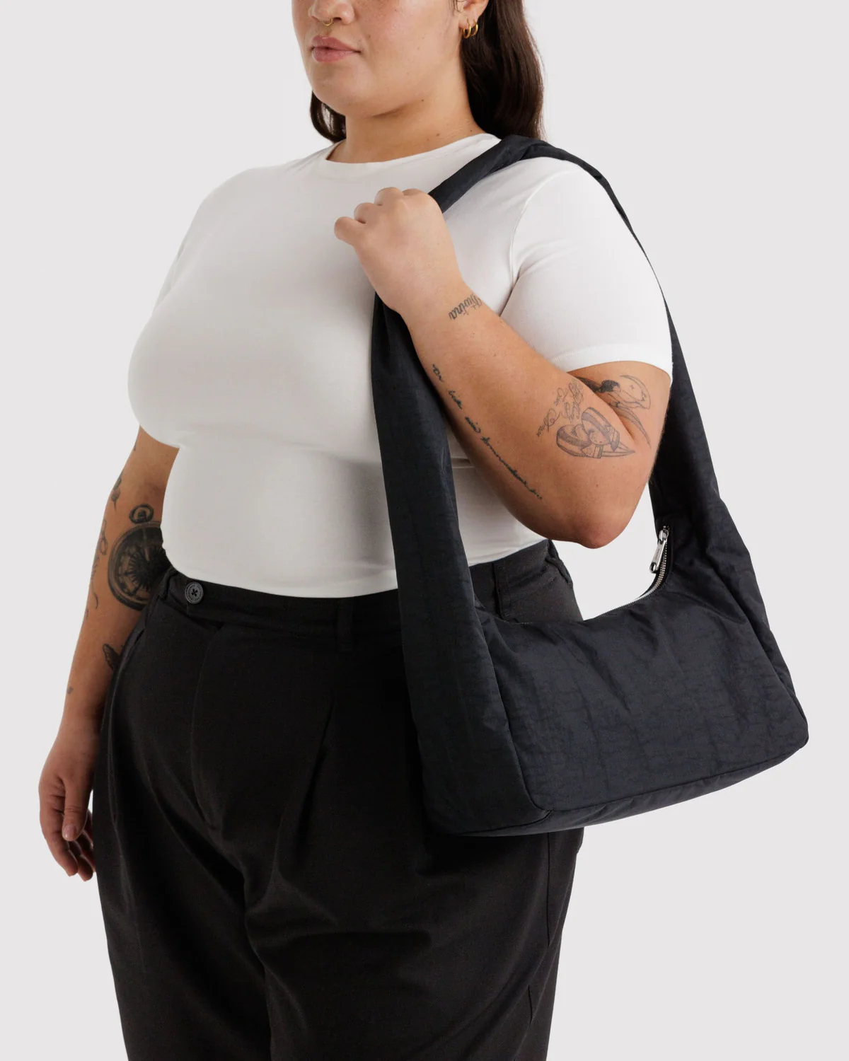 Nylon Meringue Bag - Black - Image 2