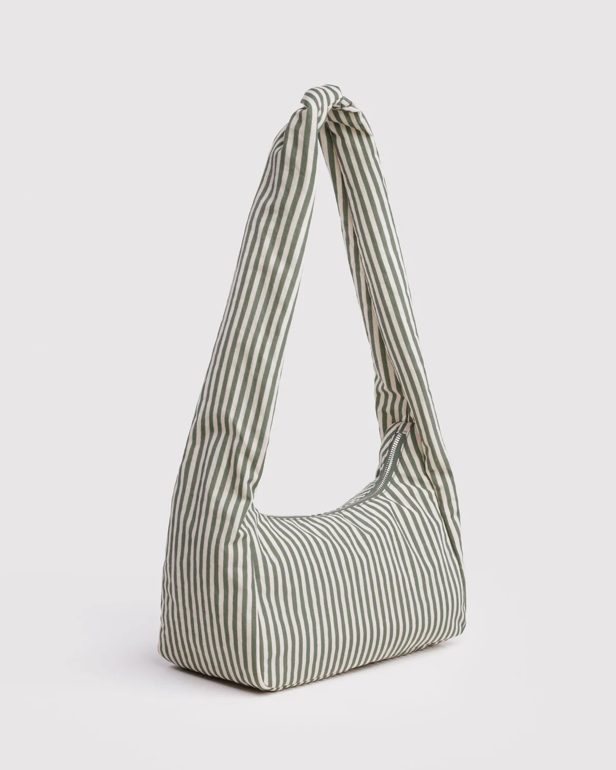 Nylon Meringue Bag - Sage Stripe - Image 3
