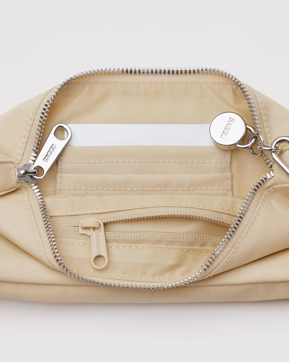Nylon Pochette - Custard - Image 4
