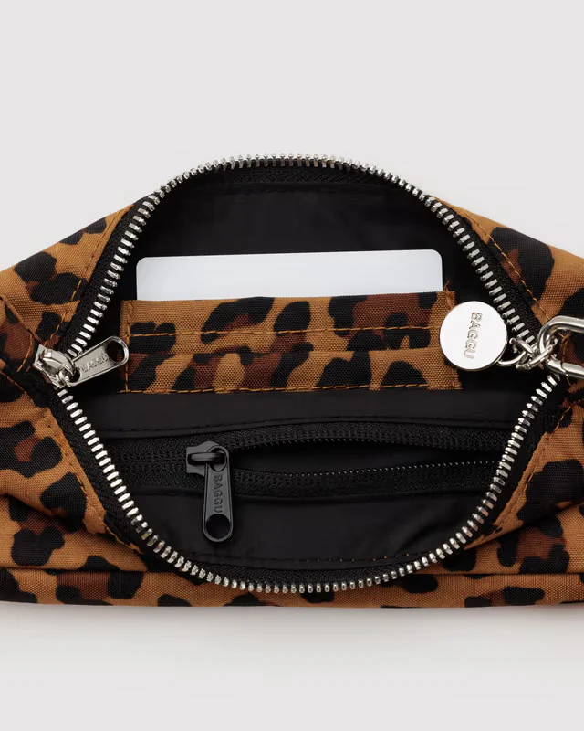 Nylon Pochette - Leopard - Image 3