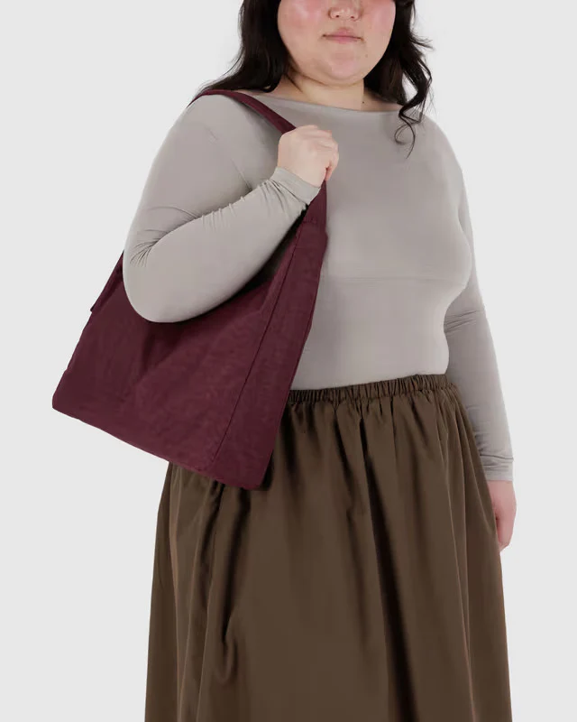 Nylon Shoulder Bag - Mahogany - Image 2