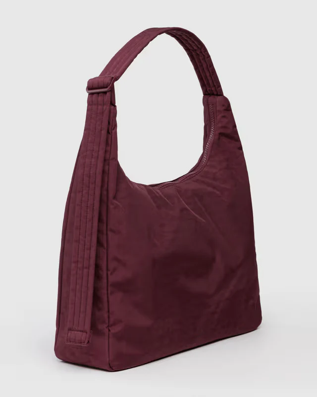 Nylon Shoulder Bag - Mahogany - Image 3