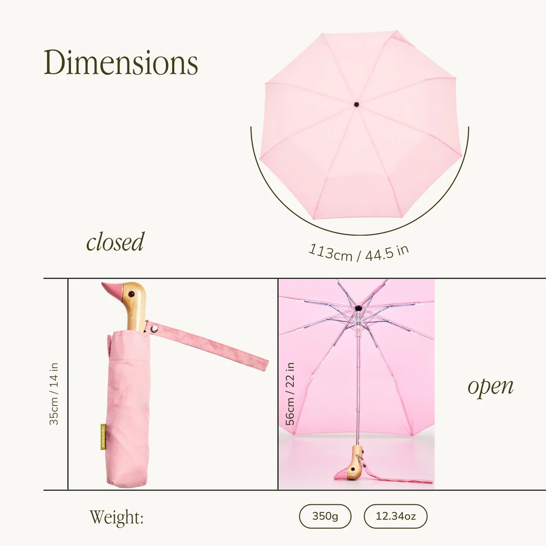 Pink Duckhead Umbrella - Image 4
