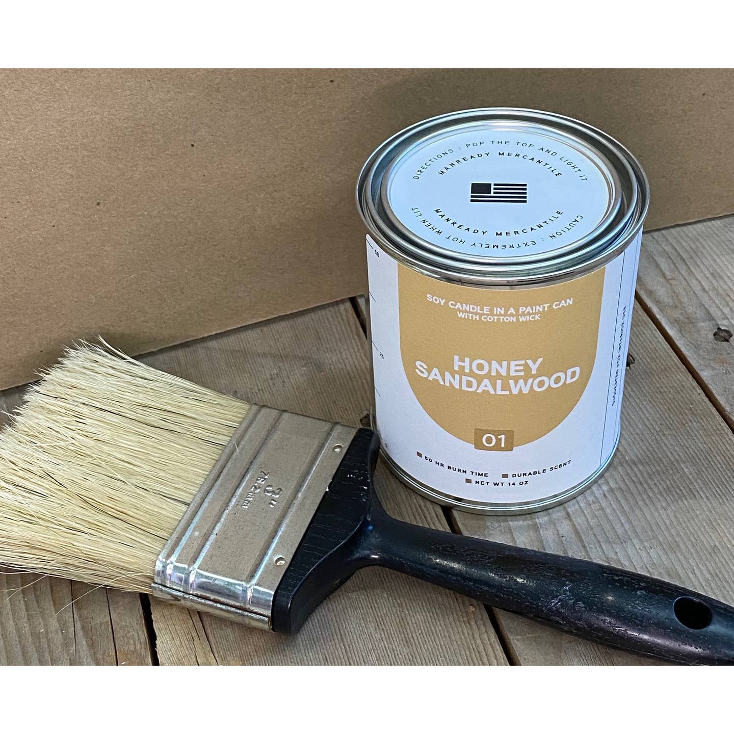 Paint Can Candle - Honey Sandalwood - Image 2