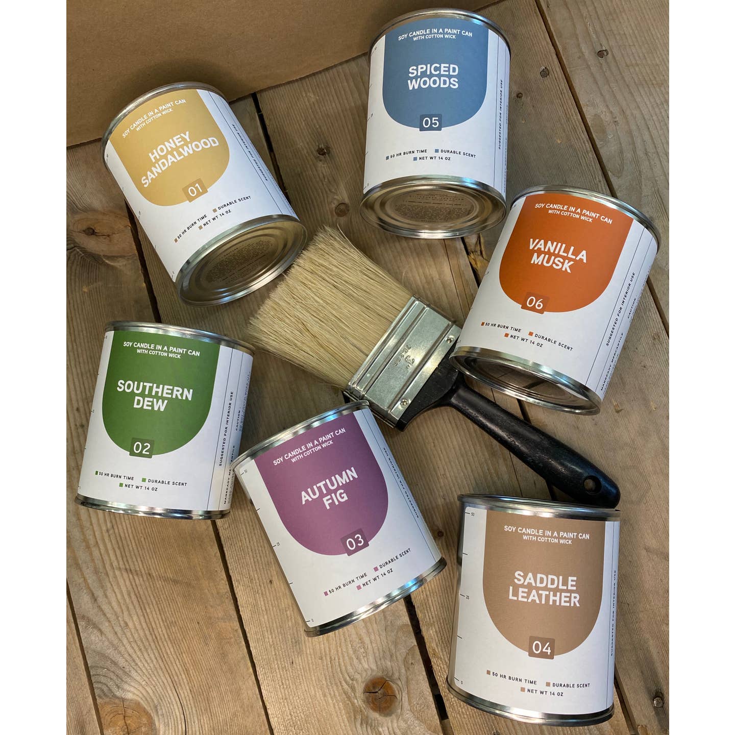 Paint Can Candle - Honey Sandalwood - Image 3