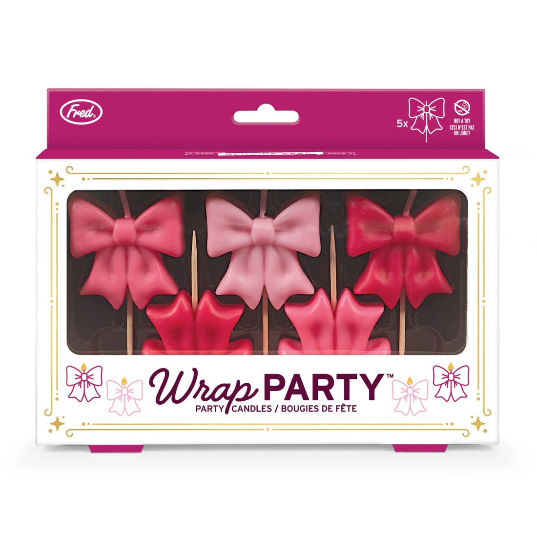 Wrap Party - Bow Candles