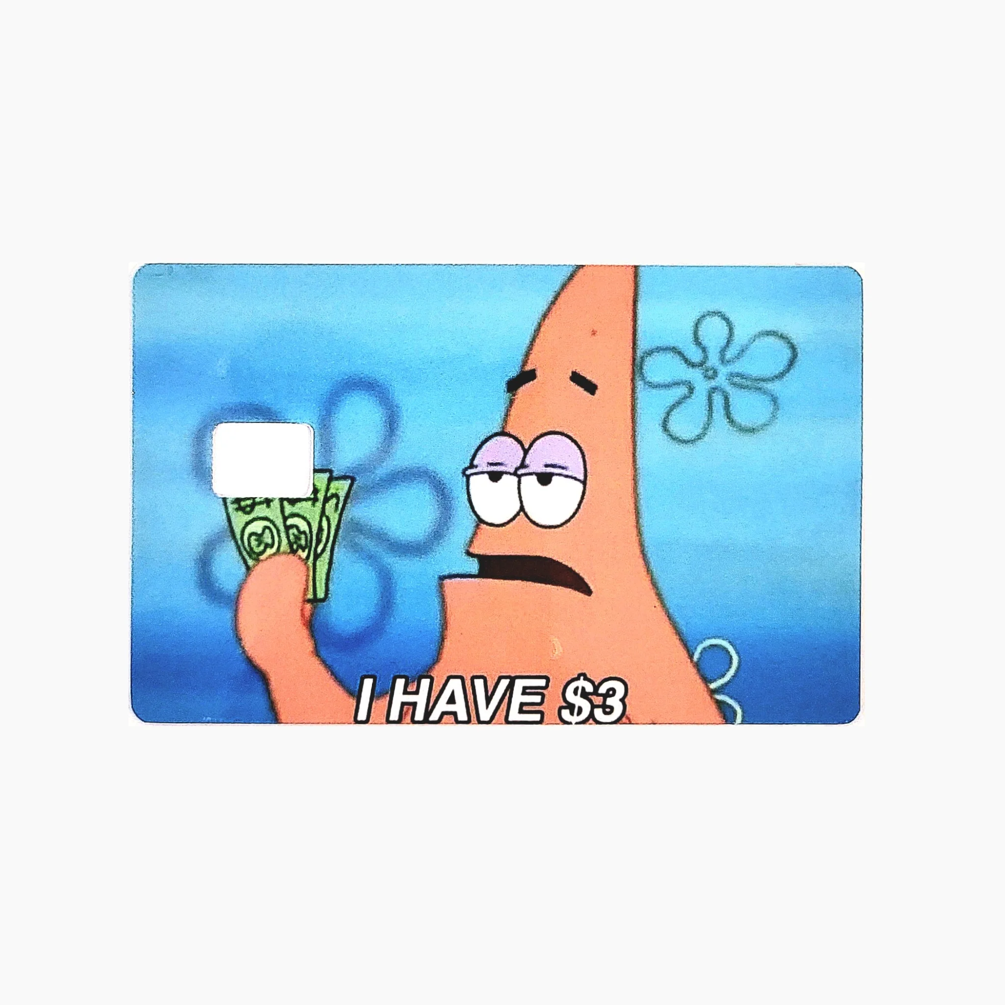 Patrick Star Credit Card Skin